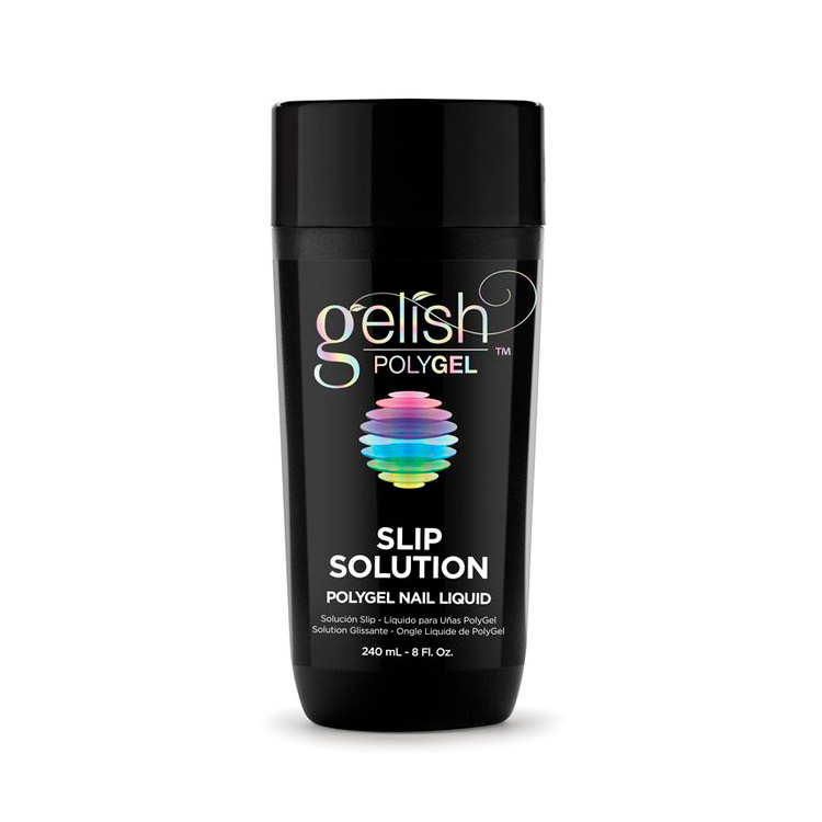 Gelish, PolyGel Slip Solution Nail Liquid - конструирующая жидкость для работы с полигелем, 240 мл