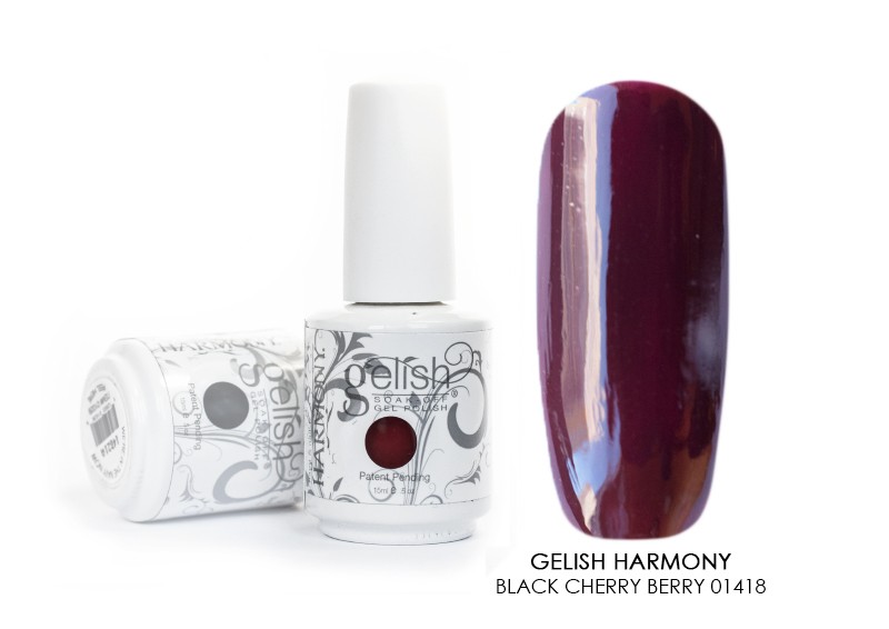 Gelish Harmony, гель-лак (Black Cherry berry 01418), 15 мл