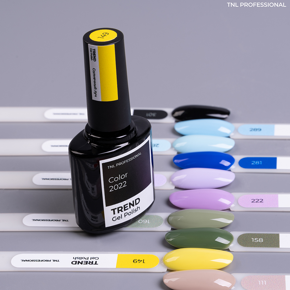 Палитра гель-лаков TNL Trend Color 2022