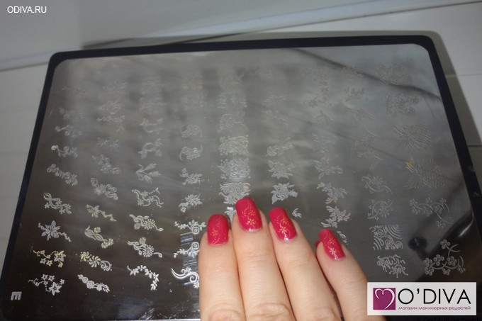 Пластина для стемпинга Oshine Beauty Stamping Nail Art, XL Plate A - Z Series