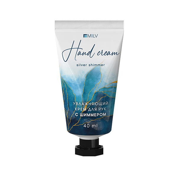 Milv, увлажняющий крем для рук с шиммером "SILVER" (Кокос), 40 мл Milv, увлажняющий крем для рук с шиммером "SILVER" (Кокос), 40 мл