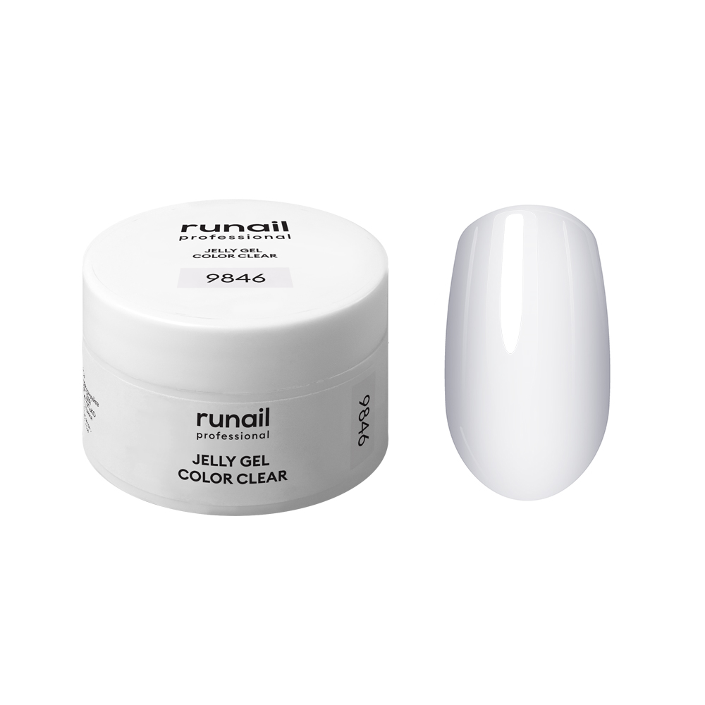 RuNail, JELLY COLOR CLEAR - моделирующий гель-желе №9846, 15 гр RuNail, JELLY COLOR CLEAR - моделирующий гель-желе №9846, 15 гр