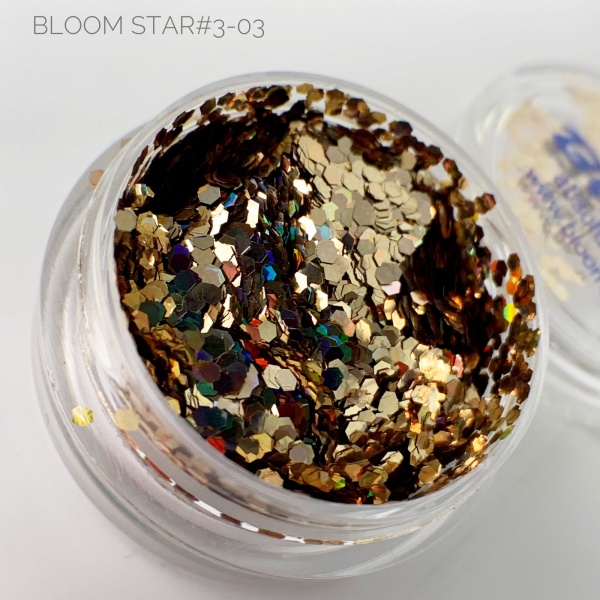 Bloom, блестки "Star" (№3-03)
