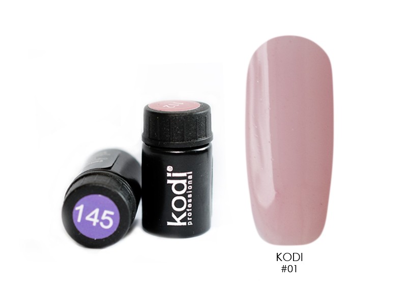 Kodi, цветная гель-краска биогель с липким слоем (№01), 4 мл