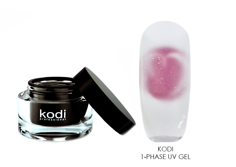 Kodi, 1-phase UV gel - однофазный уф-гель средней вязкости (прозрачный), 28 мл