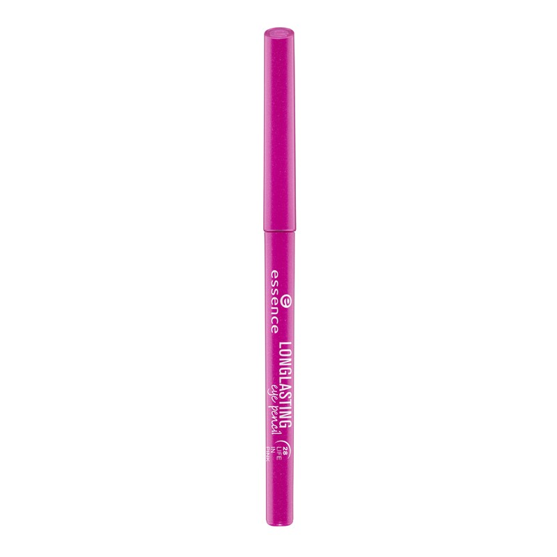 Essence, long lasting — карандаш для глаз (розовый металлик т.28)