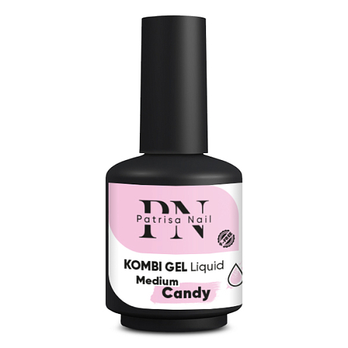 Patrisa nail, Kombi Gel Liquid Medium - комби гель (Candy), 16 мл