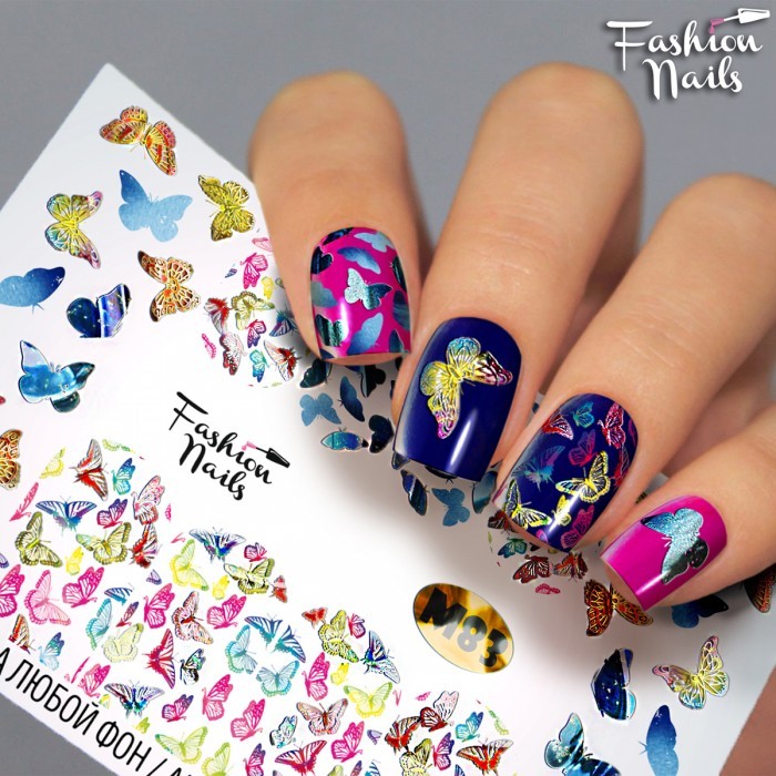 Fashion Nails, слайдер-дизайн "Metallic" №83 Fashion Nails, слайдер-дизайн "Metallic" №83