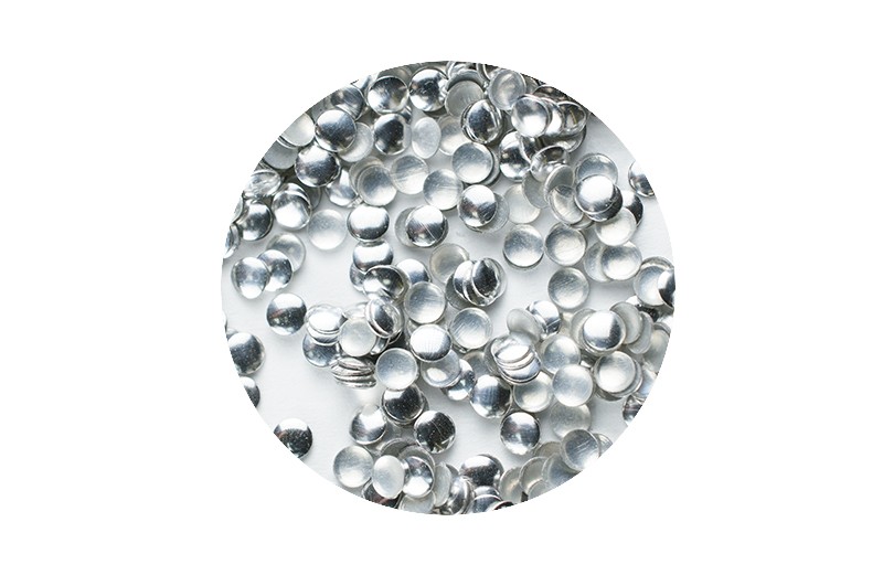Металлические заклепки (круглые, серебристые), 100 штук