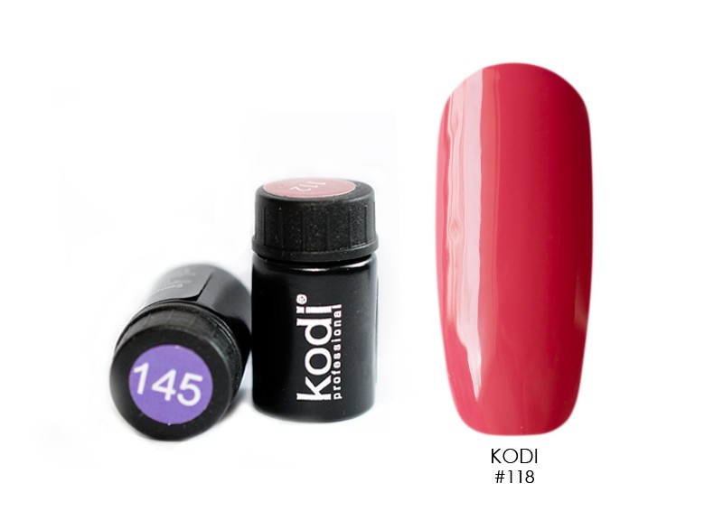Kodi, цветная гель-краска биогель без липкого слоя (№118), 4 мл