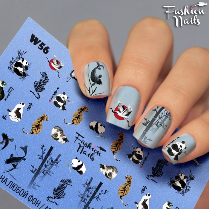 Fashion Nails, слайдер-дизайн "White" №56 Fashion Nails, слайдер-дизайн "White" №56