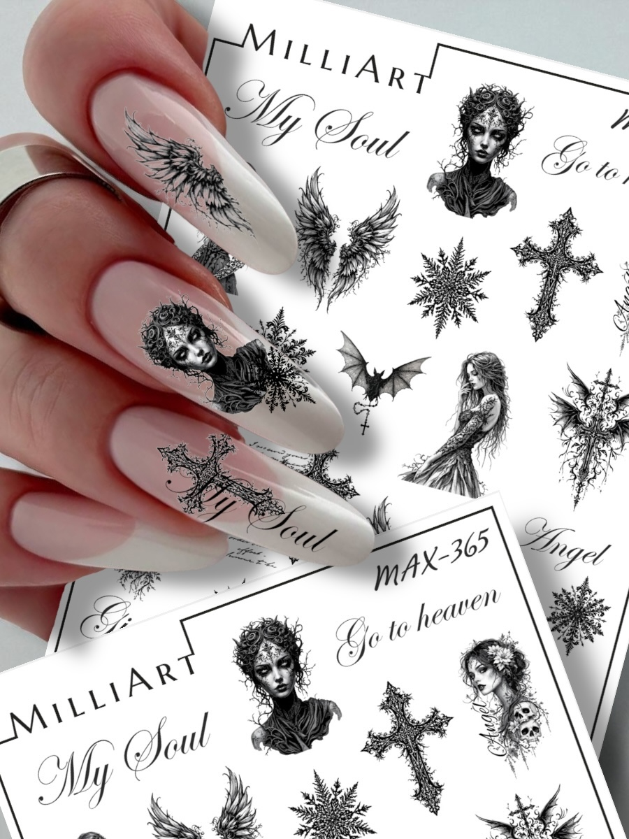 Дизайн ногтей. Товар: Anna Tkacheva, слайдер-дизайн MilliArt Max-365