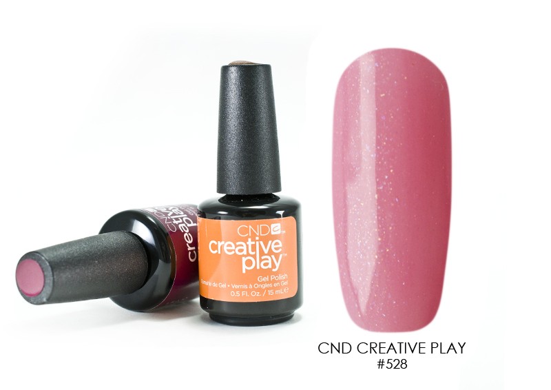 CND Creative Play Gel, гель-лак (№528 Pink Intensity), 15 мл