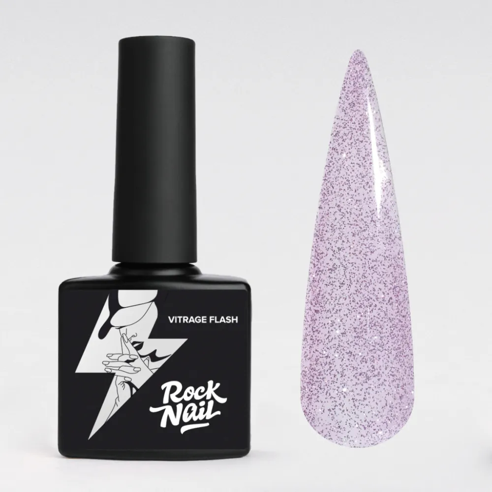 RockNail, Vitrage Flash - гель-лак №350, 10 мл RockNail, Vitrage Flash - гель-лак №350, 10 мл