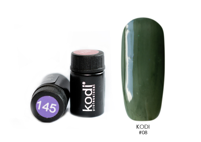 Kodi, цветная гель-краска биогель с липким слоем (№08), 4 мл
