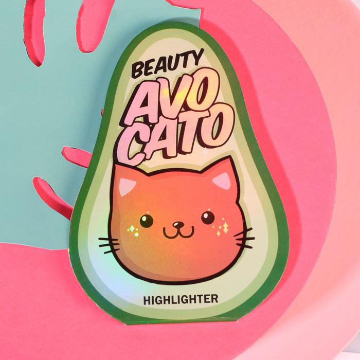 Beauty Fox, запечённый хайлайтер "Avocato" для естественного сияния кожи