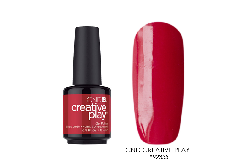 CND Creative Play Gel, гель-лак (№508 Red Tie Affair), 15 мл