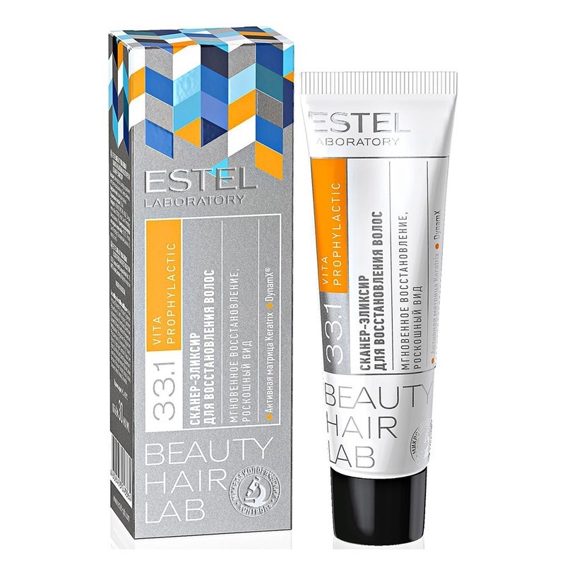 Estel, Beauty Hair Lab - сканер-эликсир для восстановления волос, 30 мл