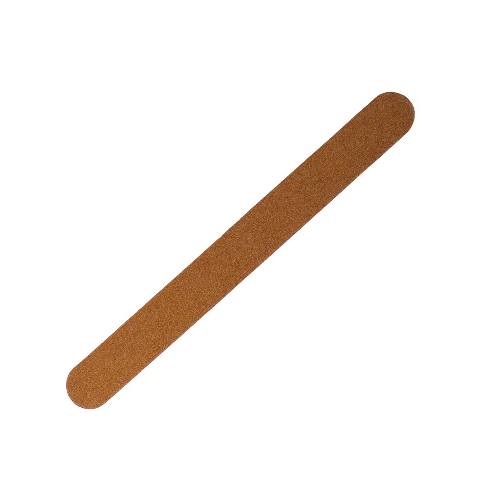 Пилка овал на деревянной основе (коричневая, 180/180)