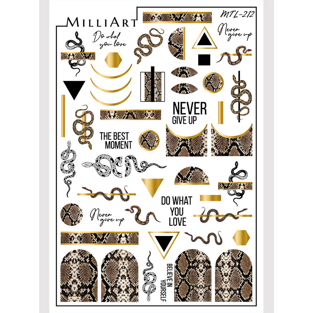 Anna Tkacheva, слайдер-дизайн MilliArt металлик MTL-212 Anna Tkacheva, слайдер-дизайн MilliArt металлик MTL-212