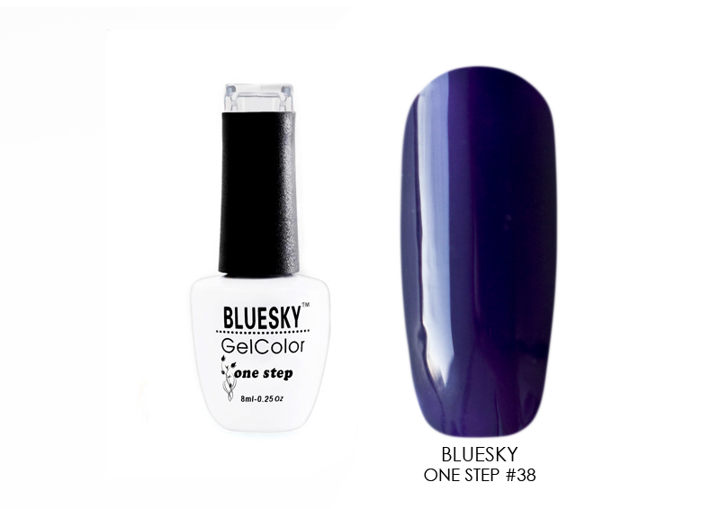 BlueSky, однофазный гель-лак "One Step" №38, 8 мл