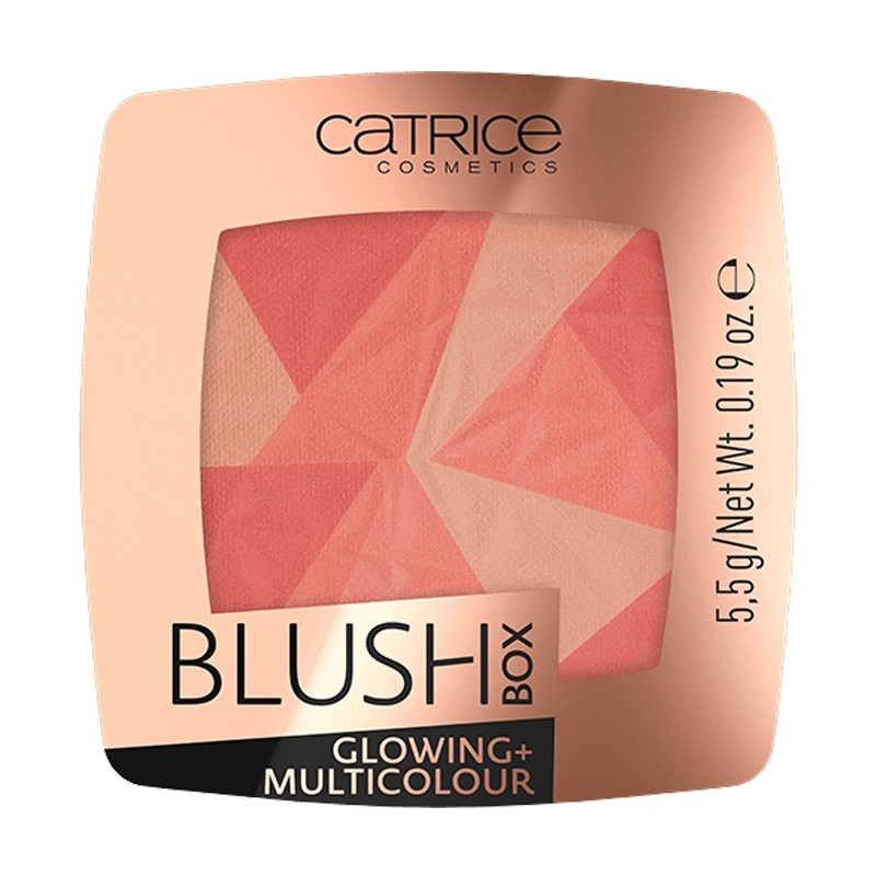 Catrice, Blush Box Glowing + Multicolour - румяна (010 Dolce Vita персиково-беж.)