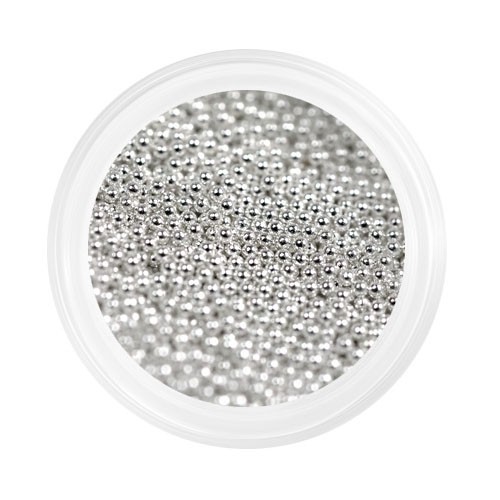 Patrisa nail, бульонки металлические мелкие (0,6 мм Серебро)