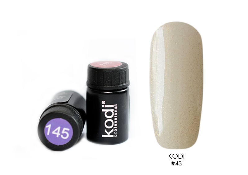 Kodi, цветная гель-краска биогель с липким слоем (№43), 4 мл
