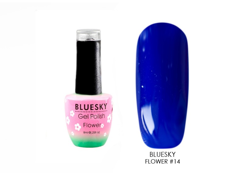 BlueSky, акварельный гель-лак "Flower" №14, 8 мл