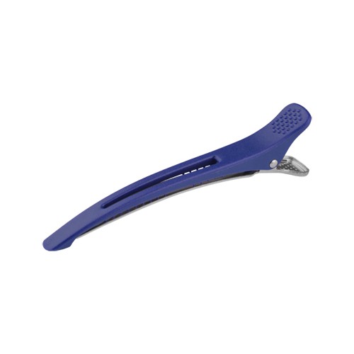 Irisk, зажимы для волос MAPLE•X с силиконовой вставкой (11,5 см, синие), 6 шт