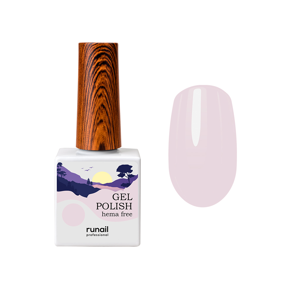 RuNail, Hema free - гипоаллергенный гель-лак №9888, 10 мл