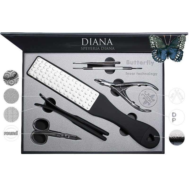 Набор для маникюра и педикюра "Diana 712" Набор для маникюра и педикюра "Diana 712"