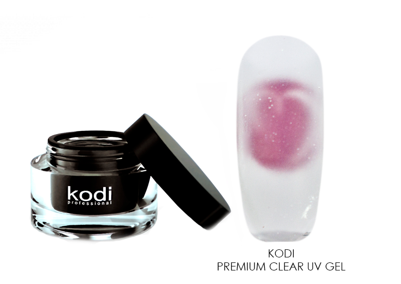 Kodi, Premium clear UV Gel - плотный гель (прозрачный), 14 мл