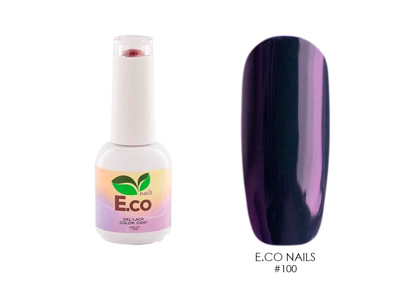 E.Co Nails, гель-лак (№100), 10мл
