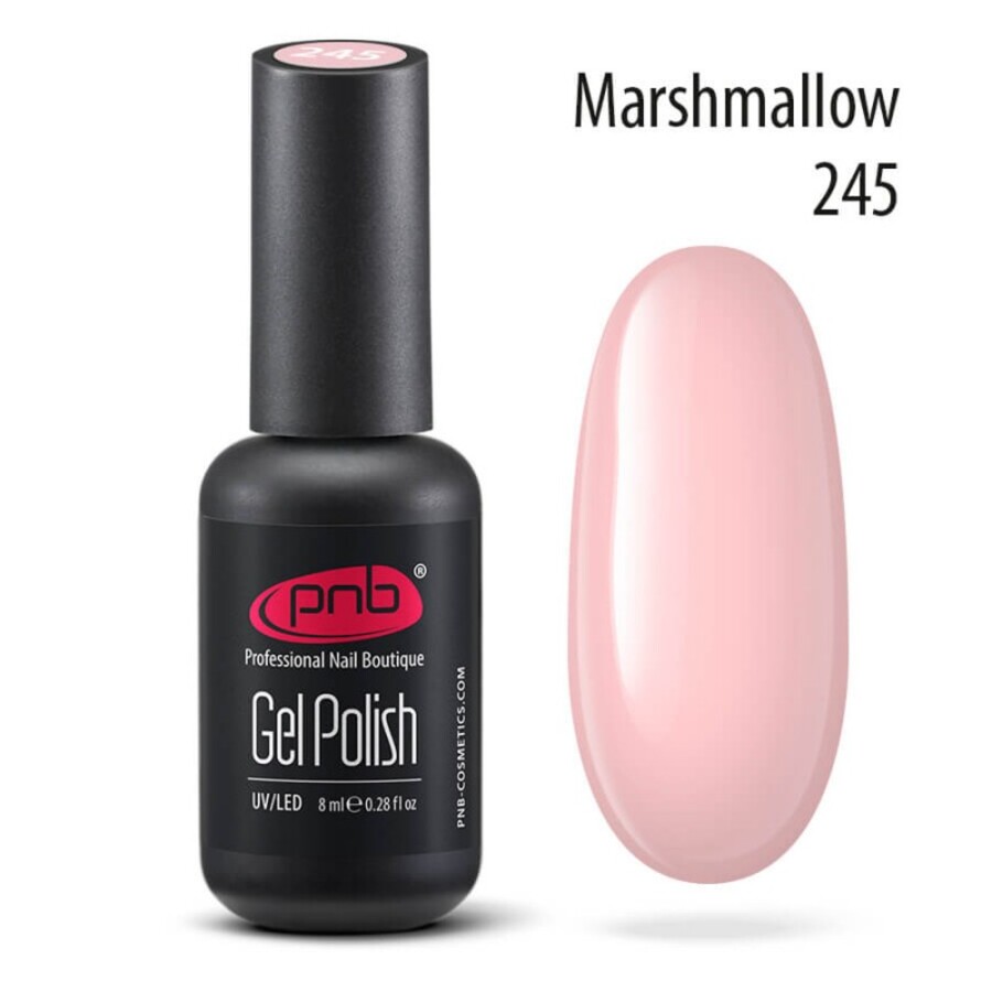 PNB, Gel nail polish - гель-лак №245, 8 мл