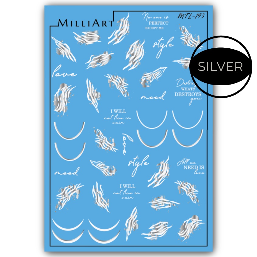 Anna Tkacheva, слайдер-дизайн MilliArt металлик MTL-193