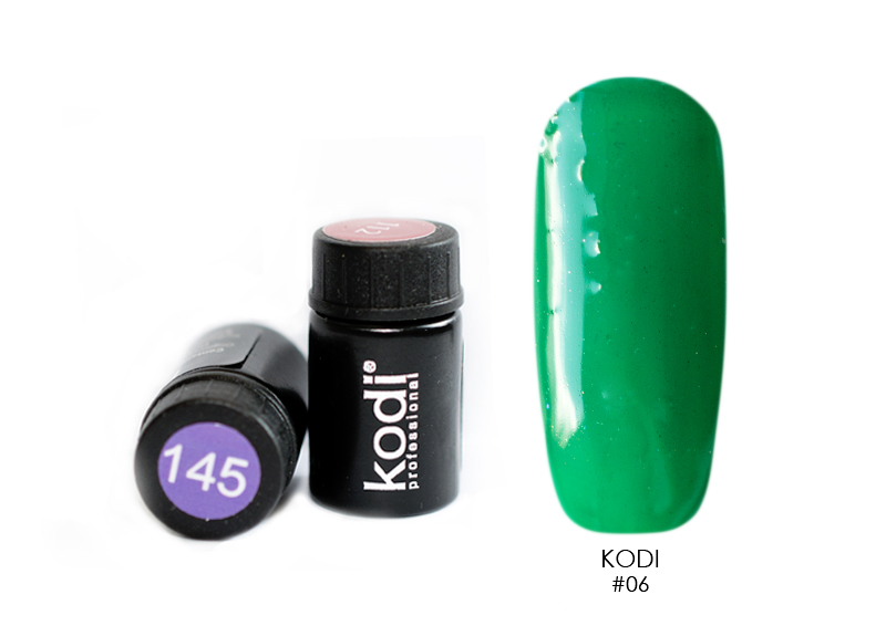 Kodi, цветная гель-краска биогель с липким слоем (№06), 4 мл