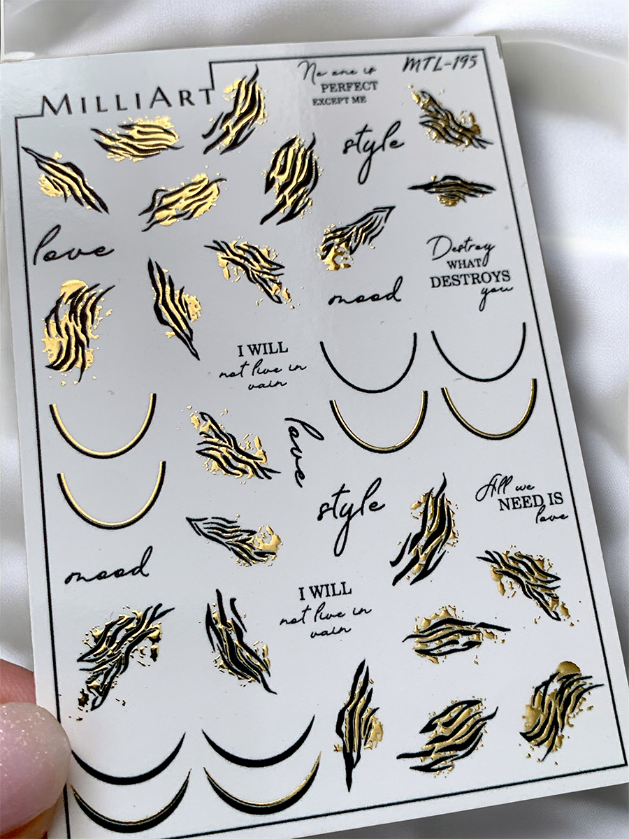 Anna Tkacheva, слайдер-дизайн MilliArt металлик MTL-195