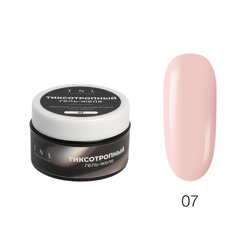 TNL, жесткий тиксотропный гель-желе для наращивания №7, 18 мл