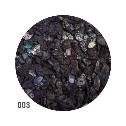 Irisk, ракушка F в стеклянном флаконе (003 черная), 10мл