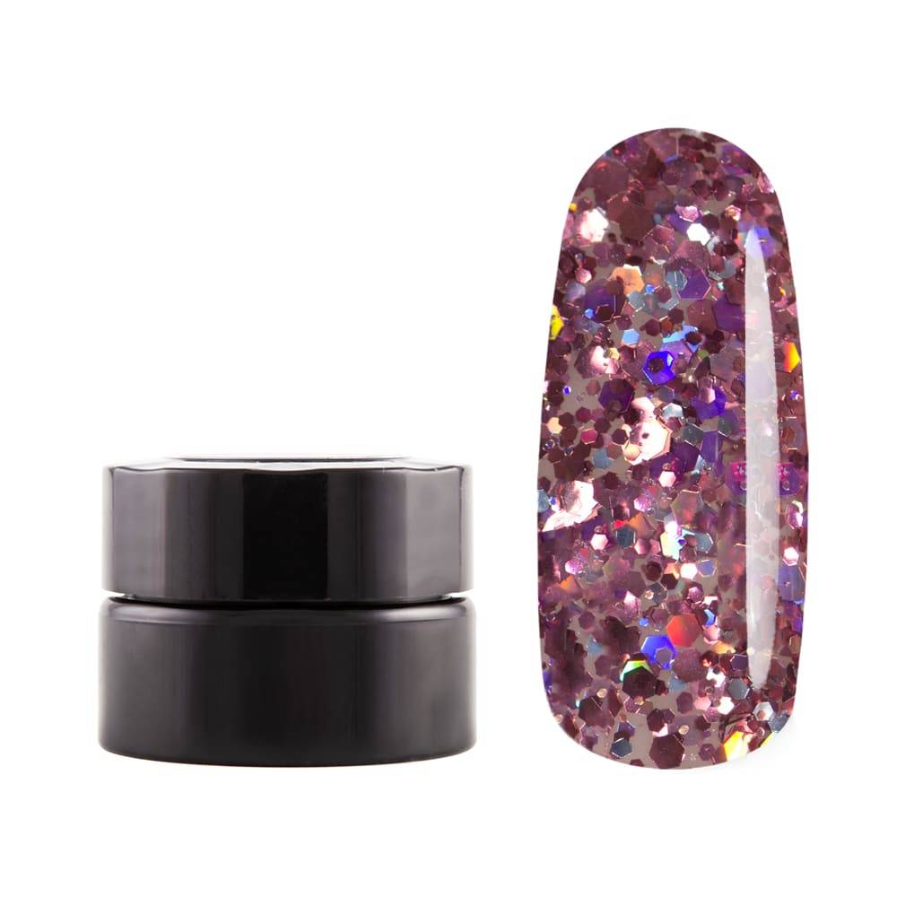 Masura, жидкие стразы "голографический розовый", 5 гр