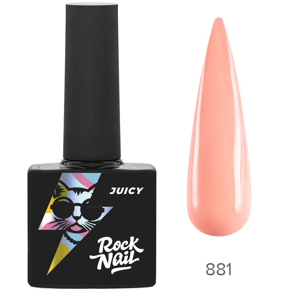 RockNail, гель-лак Juicy №881, 10 мл