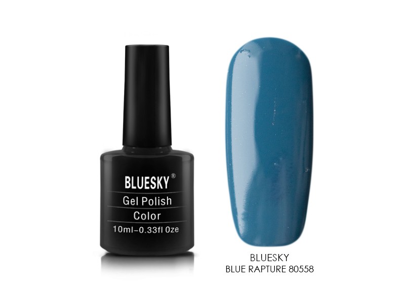 Bluesky, гель-лак (Blue Rapture 40558/80558), 10 мл