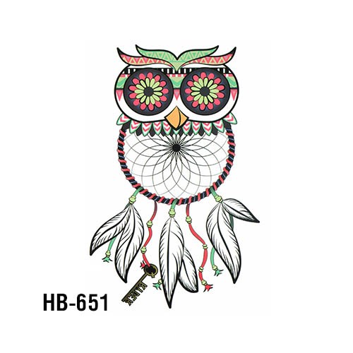 Irisk, тату для тела ЗD переводные (HB-651) Irisk, тату для тела ЗD переводные (HB-651)