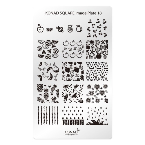 Konad, square image plate 18