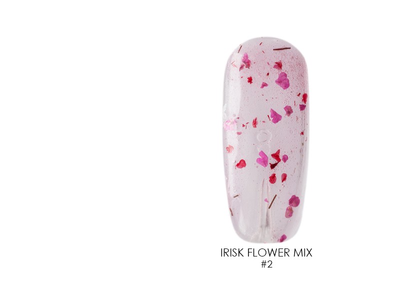 Irisk, гель-лак каучуковый "Flower Mix" (№02), 5 мл