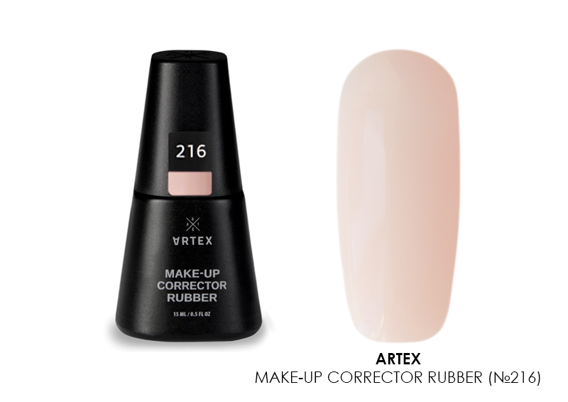Artex, Make-up corrector rubber - камуфлирующая база (216), 15 мл