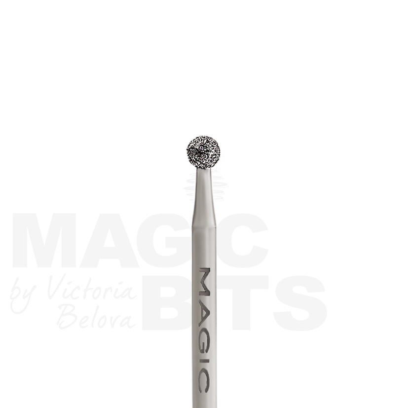 Magic Bits, алмазная фреза шар (2.9 мм, средняя)
