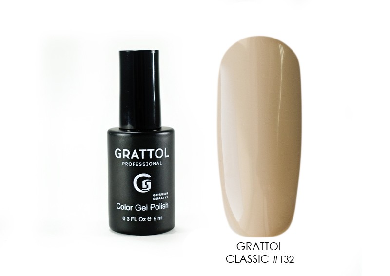 Grattol, гель-лак classic (№132), 9 мл Grattol, гель-лак classic (№132), 9 мл