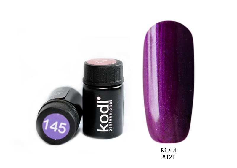 Kodi, цветная гель-краска биогель без липкого слоя (№121), 4 мл